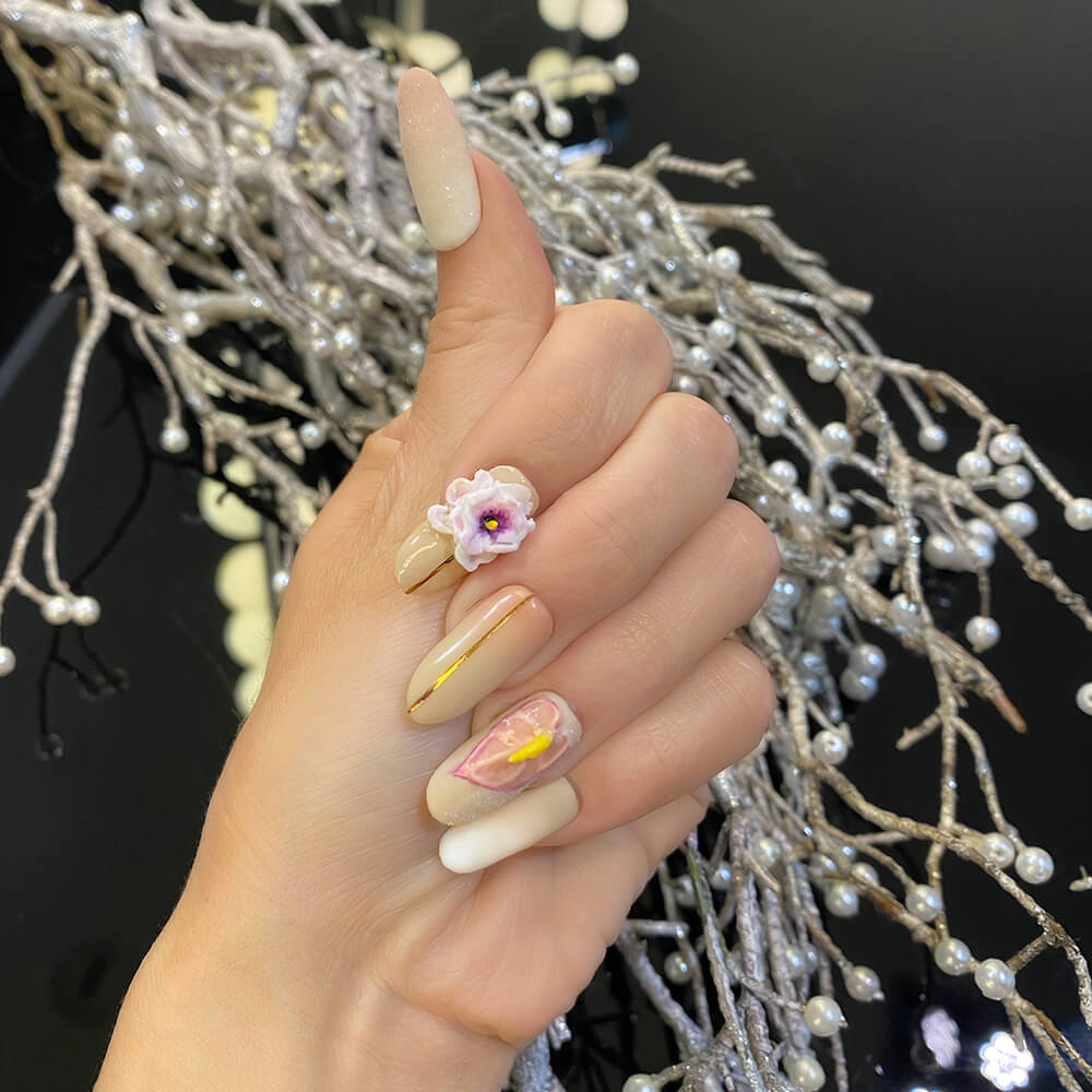 nail art flower